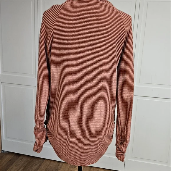 Vanilla Bay women's large rust orange long sleeve tunic - Picture 3 of 8